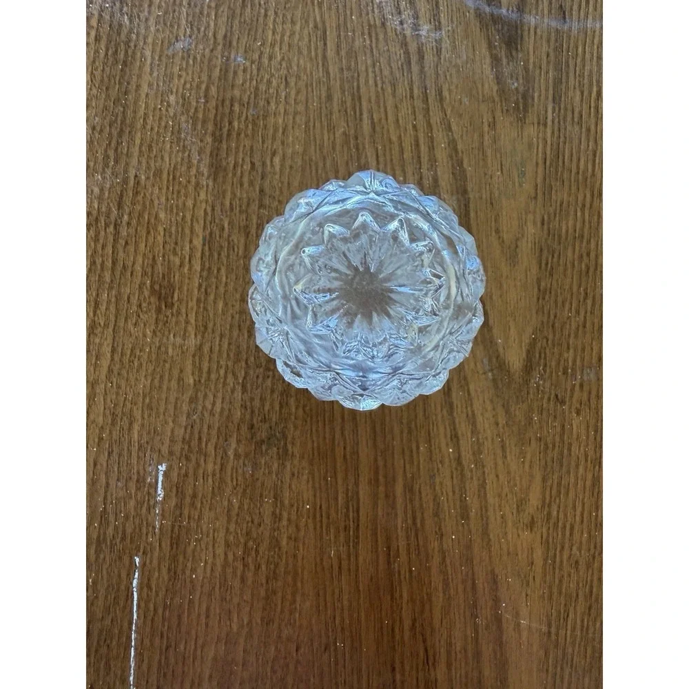 Vintage Kristal Zajecar Crystal Toothpick Holder Mini Bud Vase Yugoslavia 2.5